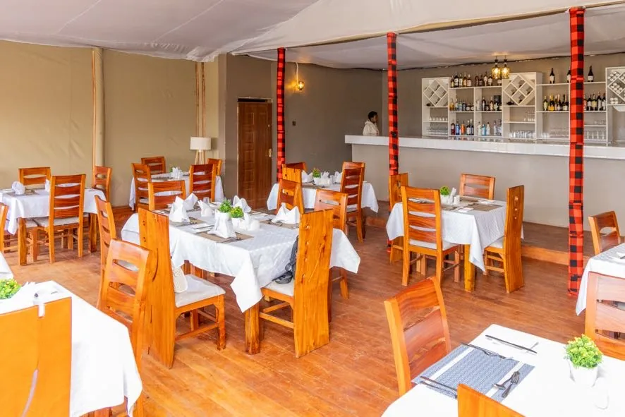 Evening dining at Oltukai Mara Camp