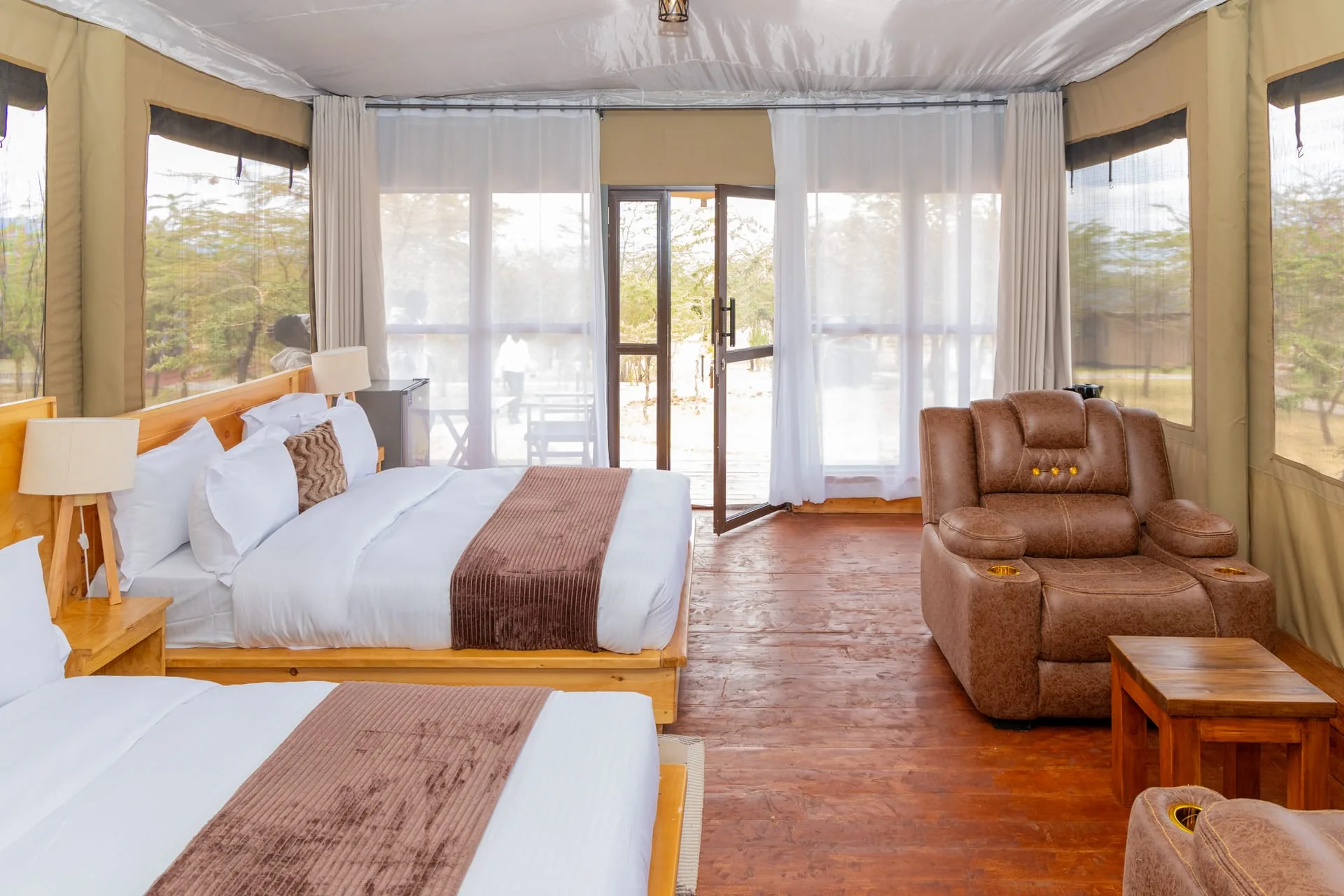 Luxury tent living at Oltukai Mara Camp in the Maasai Mara